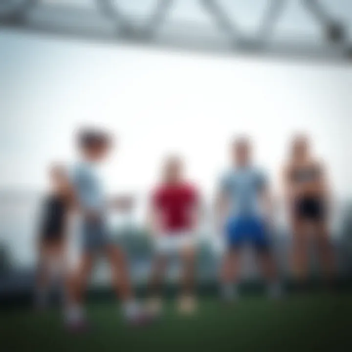 Styling Options for Under Armour Woven Training Shorts Models displaying various styling options of Under Armour woven training shorts