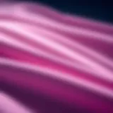 Close-up view of premium fabric showcasing its texture and elasticity