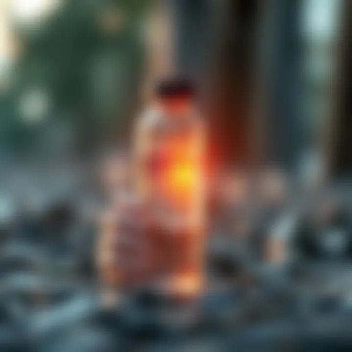 Infographic illustrating the environmental benefits of using reusable water bottles